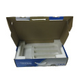 Custom Printed Corrugated Packaging Box with Plastic Handle